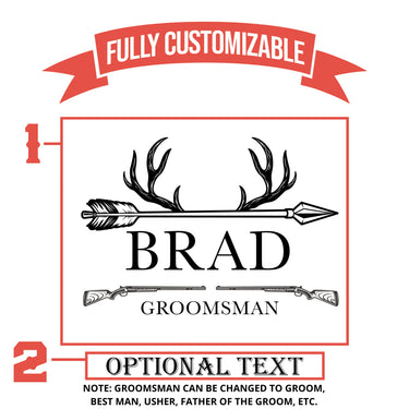 Groomsmen Engraved Beer Glass